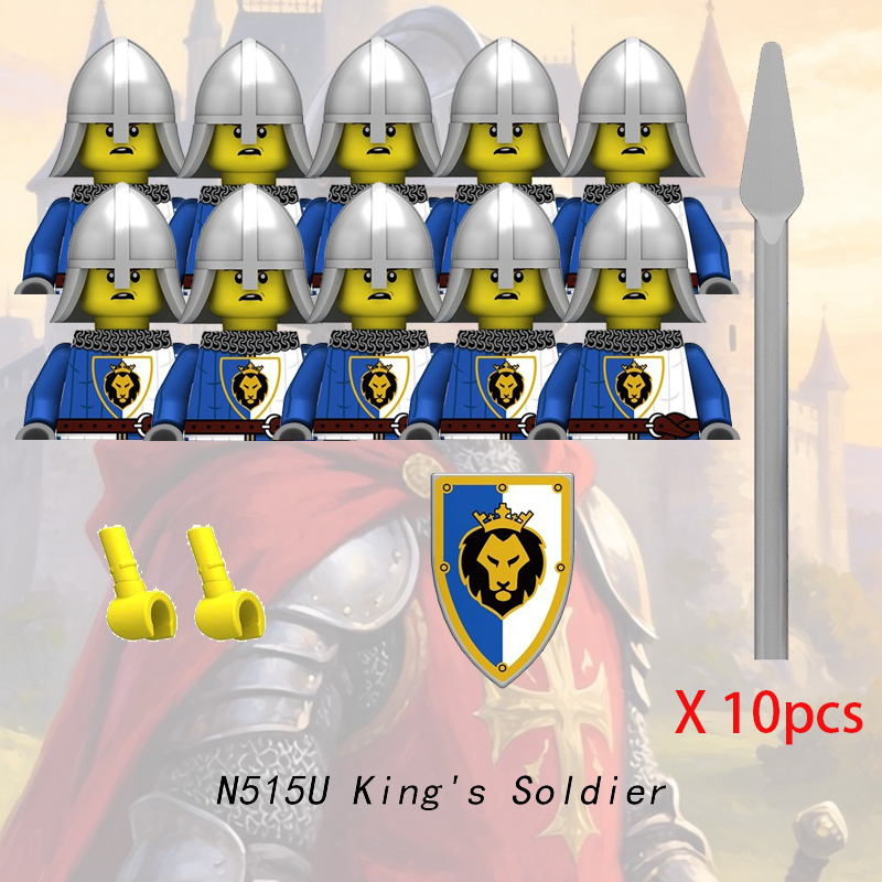 Medieval Castle Knight Minifig - Lego Minifigure Holder ulasan dan harga