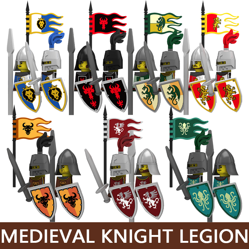 Medieval Castle Soldier Buildi - Lego Minifigure Holder ulasan dan harga