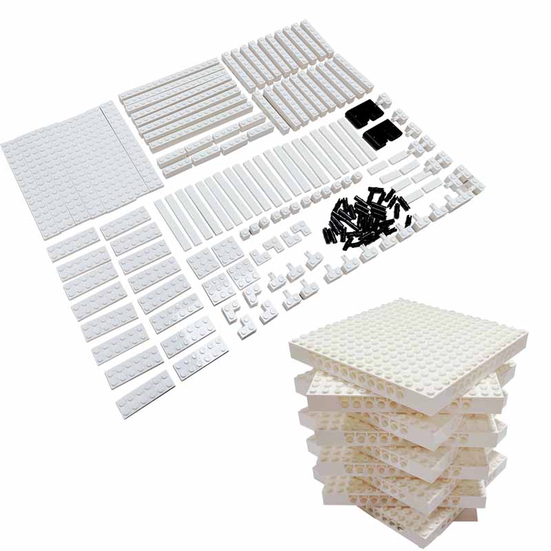 Pixel Art Painting White Photo - Lego Minifigure Holder ulasan dan harga