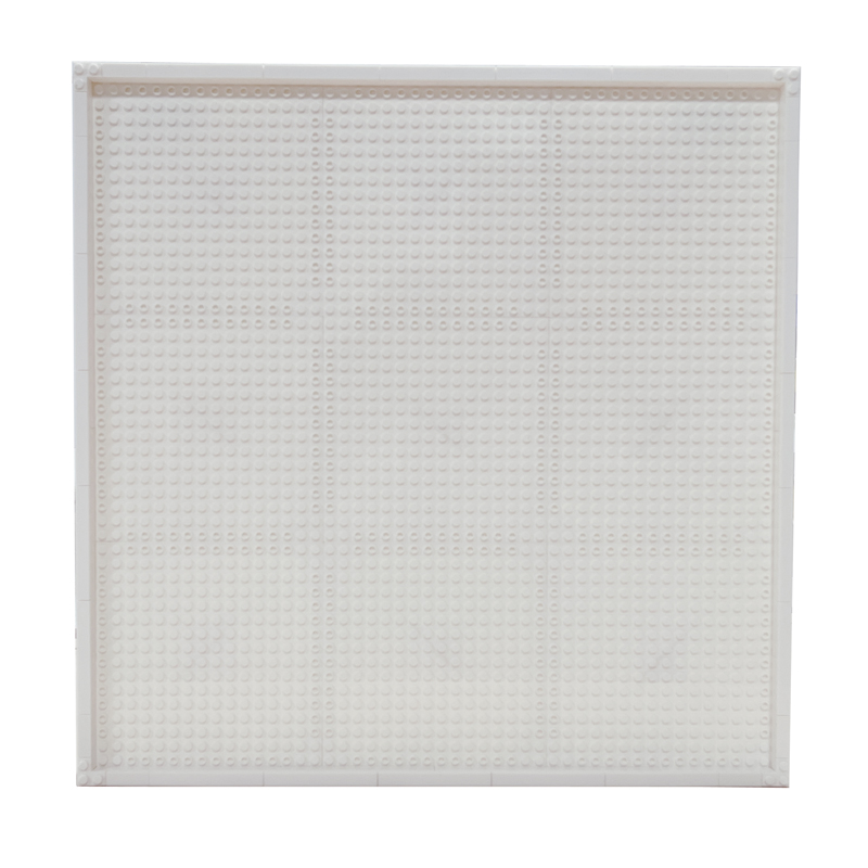 Pixel Art Painting White Photo - Lego Minifigure Holder ulasan dan harga
