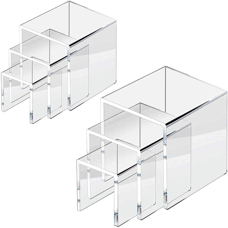 6pcs/Set Acrylic Display Stand - Display Risers Set ulasan dan harga