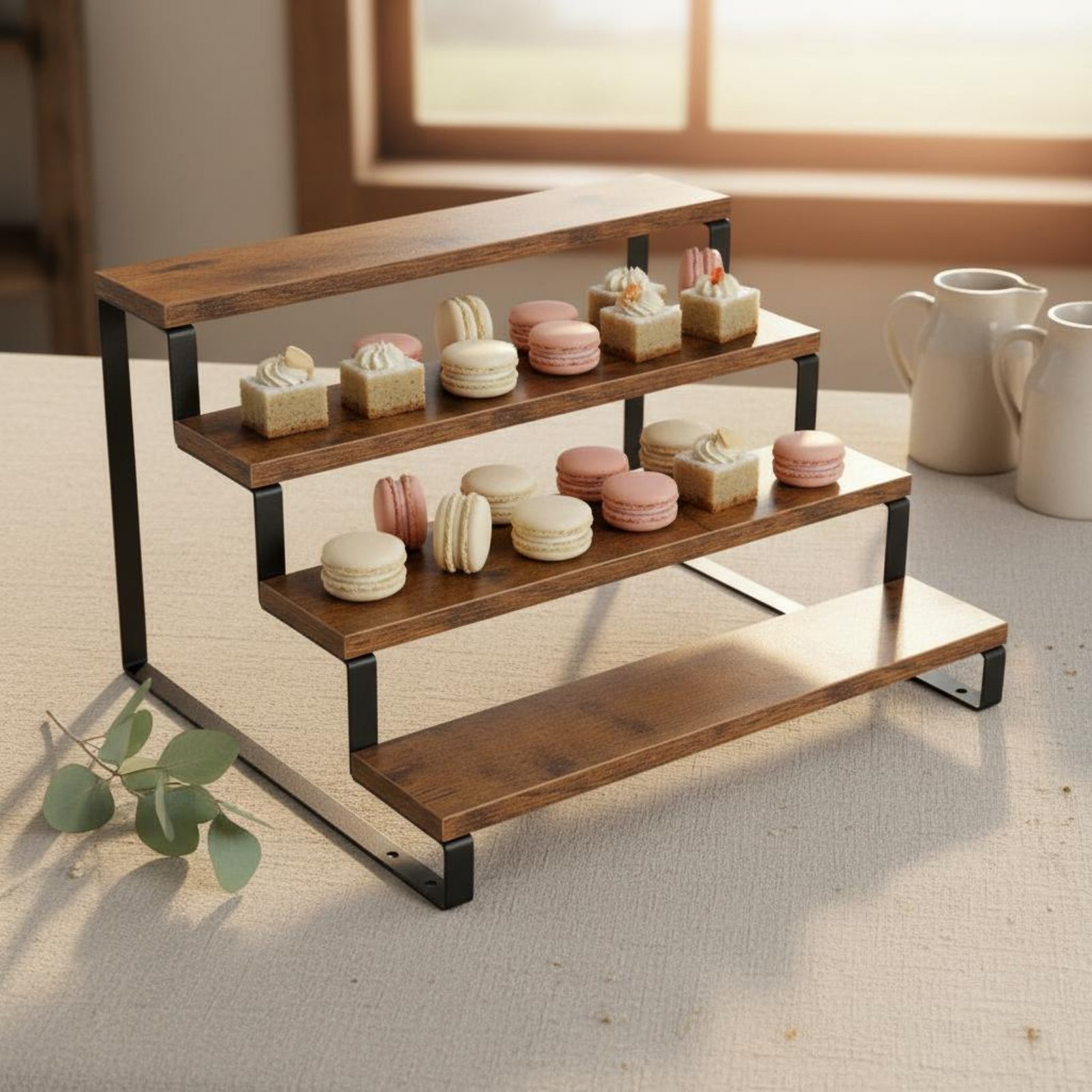 4 Tier Display Riser Space Sav - Display Risers Set ulasan dan harga