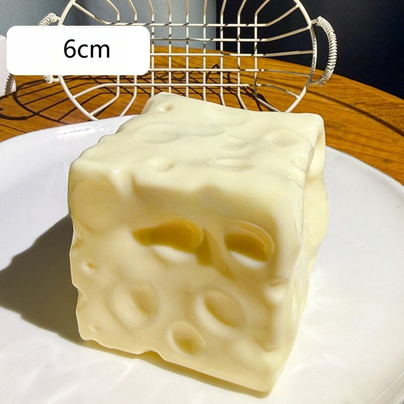 Jumbo Cheese Cube Stress Ball  - Fidget Cube Original ulasan dan harga